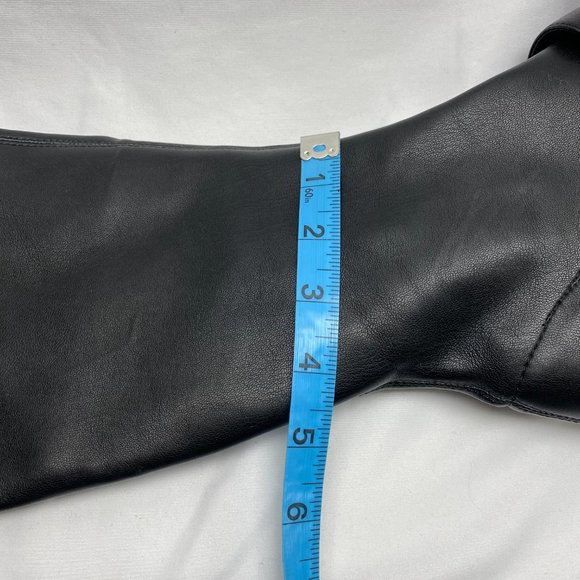 Marc Fisher Bradlee Over-The-Knee Leather Boots – Black | Size 9.5 - Picture 8 of 13
